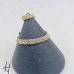 دستبند و انگشتر طلای دو رنگ،سفید و زرد رولکس تراش(رولکس آسیا)