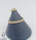 دستبند و انگشتر طلای دو رنگ،سفید و زرد رولکس تراش(رولکس آسیا)