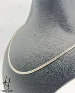 زنجیر طلای سفید نرمال ایتالیایی اسپرت طرح کارتیه - Image 2