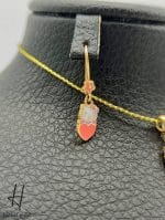 نیم ست طلای بچه‌گانه قلب و کیتی - Image 3