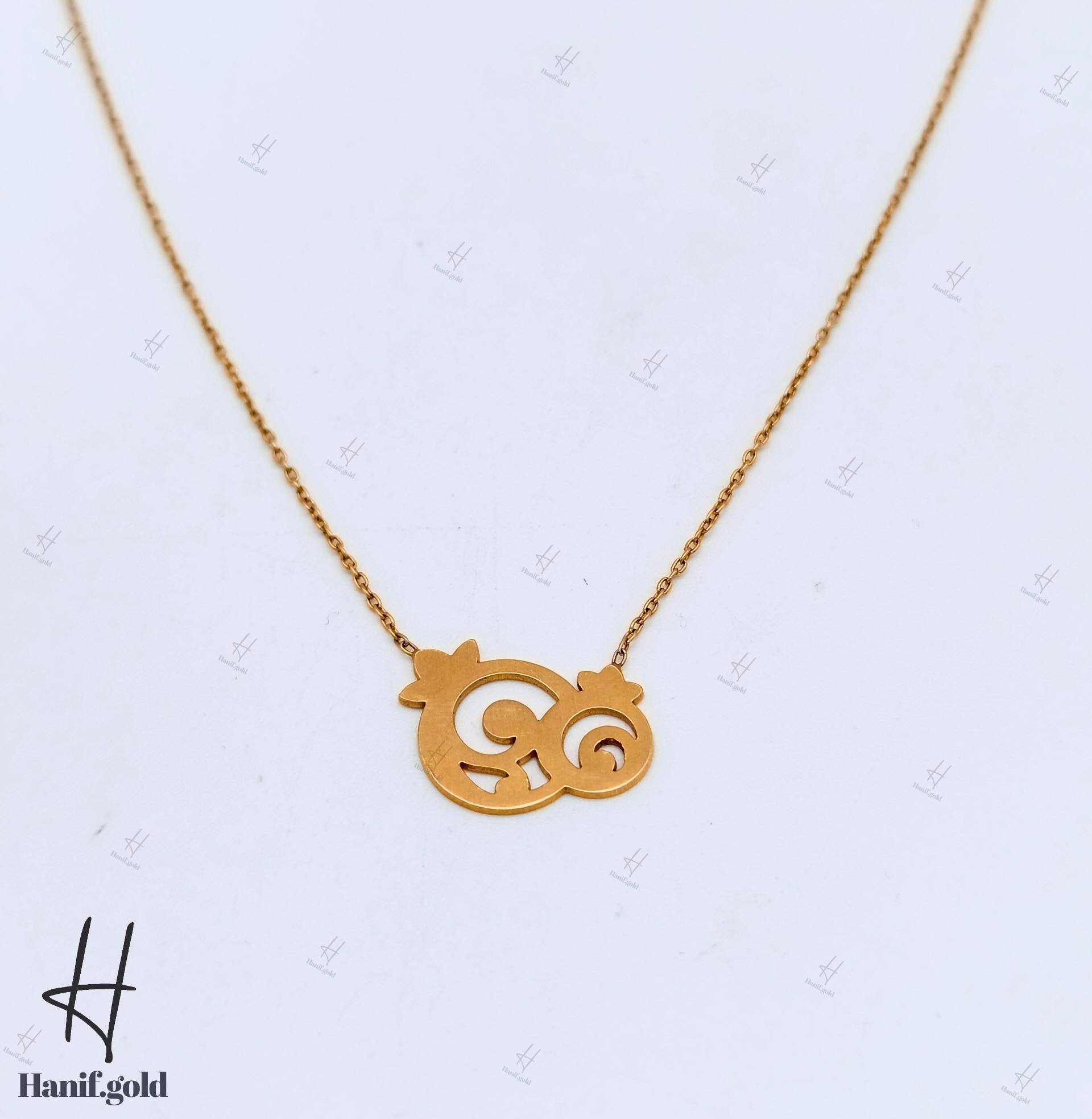 photo_2025-10-18_10-54-51 گردنی طلای سوپرسوپریت طرح انار - Image 1