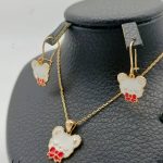 نیم ست طلای بچه‌گانه طرح خرس(مجموعه دلارام)