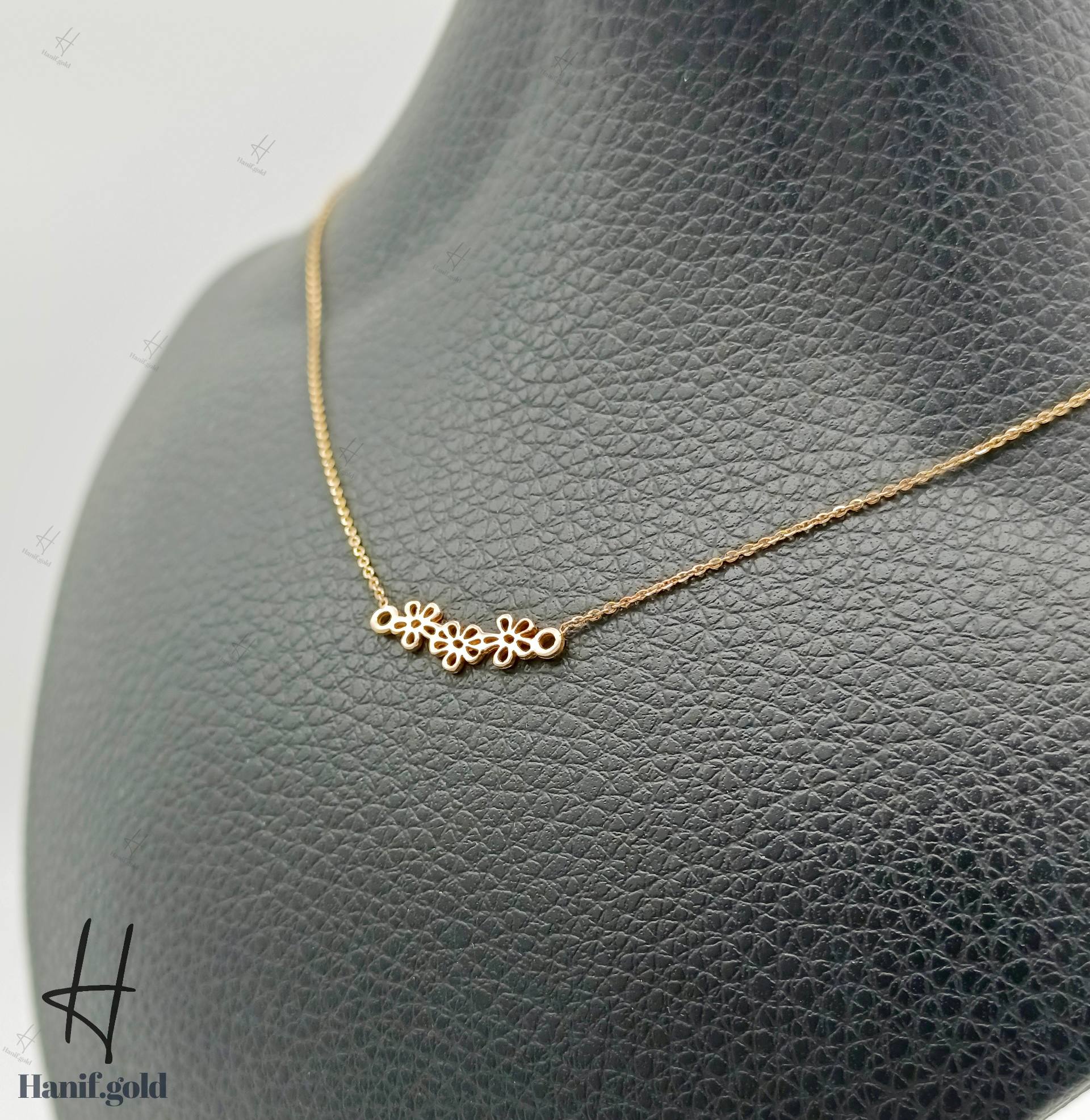 photo_2025-10-18_11-34-02 گردنی طلای سوپرسوپریت طرح گل - Image 1