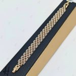 دستبند طلای لخت رولکس تراش،۵ رج سفید و زرد