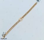 دستبند طلای لخت زرد آیینه‌ای کارتیه فیوژن با طرح امگا - Image 3