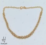 سرویس طلای زنجیری سفید و زرد اپل(سرویس اپل) - Image 4