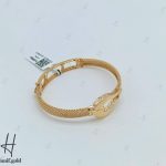 دستبند النگویی طلا امگا با بند فرد (دستبند فرد جسیکا)