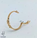 دستبند النگویی طلا تیفانی با بند فرد (دستبند جسیکا فرد) - Image 3