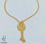 سرویس طلای طرح اشک با بند فرد - Image 5