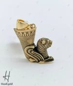 مدال طلا طرح شیر هخامنشی،سیاه قلم(مدال دیاموند) - Image 3