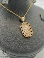 مدال طلای بیضی مریم مقدس - Image 2