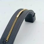 پلاک دست طلای زرد آیینه‌ای کارتیه مردانه