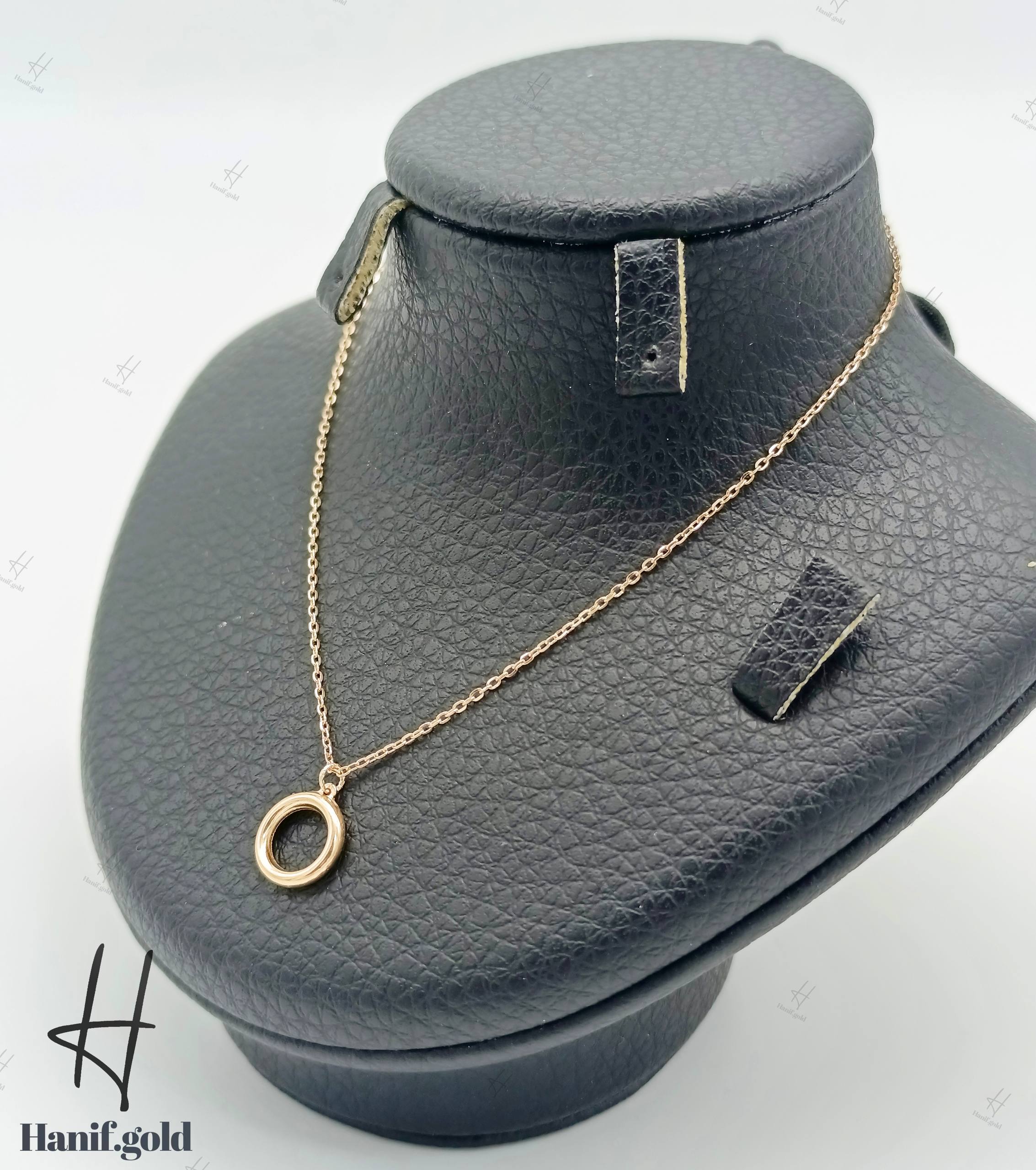 photo_۲۰۲۵-۱۰-۰۵_۱۲-۱۱-۱۰ گردنی طلای سوپرسوپریت رینگ ساده آیینهای - Image 1