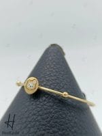 دستبند النگویی طلای بچه‌گانه طرح کیتی (دستبند النگویی کیتی) - Image 2