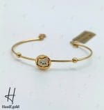 دستبند النگویی طلای بچه‌گانه طرح کیتی (دستبند النگویی کیتی) - Image 3