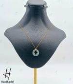 گردنی طلای سوپرسوپریت با نگین فیروزه