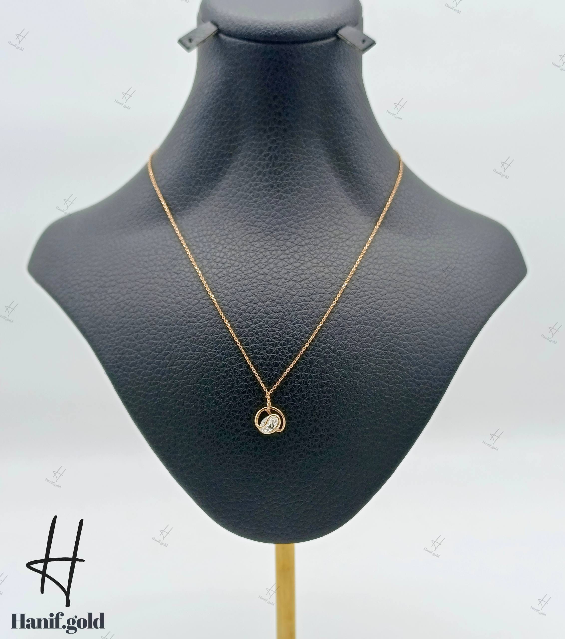 photo_۲۰۲۵-۱۰-۰۶_۱۲-۰۶-۳۷ گردنی طلای سوپرسوپریت تکنگین طرح S - Image 1