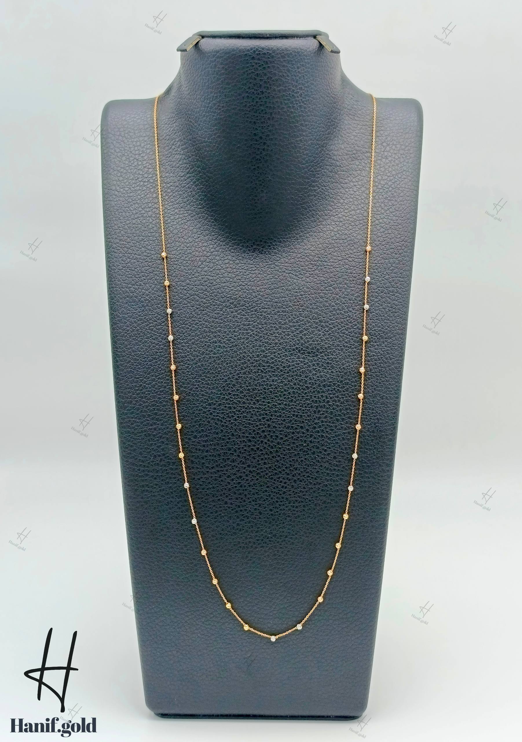 photo_۲۰۲۵-۱۰-۰۷_۱۰-۰۳-۳۲ رولباسی طلای توپ تراش سه رنگ سفید،زرد و رزگلد (رولباسی اسپرلوس) - Image 1