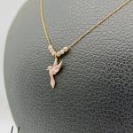 گردنی طلای سوپرسوپریت گوی و پرنده