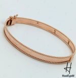دستبند النگویی طلای رزگلد آدونیس کارتیه