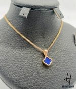 مدال طلای ونکلیف پارسیس با سنگ سرمه‌ای