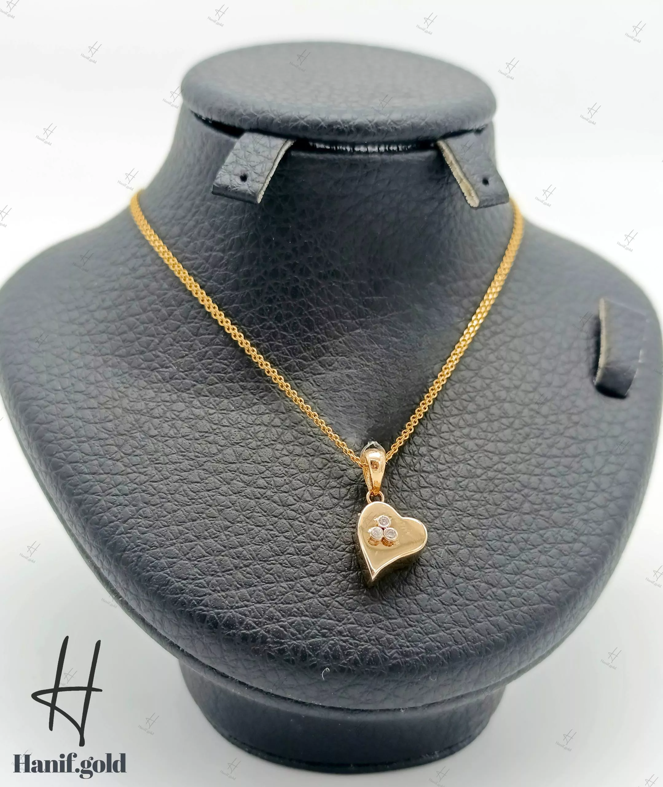 photo_2025-12-27_19-37-13 مدال طلای زرد آیینهای قلب لیزری - Image 1