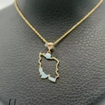 مدال طلای نقشه ایران دریای رنگی(مدال دیاموند)