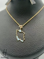 مدال طلای نقشه ایران دریای رنگی(مدال دیاموند)