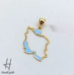 مدال طلای نقشه ایران دریای رنگی(مدال دیاموند) - Image 2