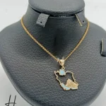 مدال طلای نقشه ایران دریای رنگی و دماوند (مدال دیاموند)