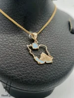 مدال طلای نقشه ایران دریای رنگی و دماوند (مدال دیاموند) - Image 2