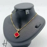 مدال طلای ونکلیف پارسیس با سنگ قرمز