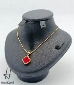 مدال طلای ونکلیف پارسیس با سنگ قرمز