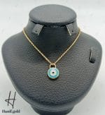 مدالی طلای ظریف چشم زخم (مدال آرسا)