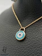 مدالی طلای ظریف چشم زخم (مدال آرسا) - Image 2